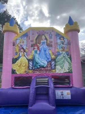 13x13 princess bounce castle