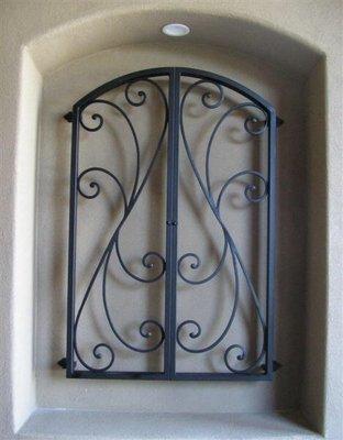 We also offer custom iron decorative pieces for the outside or inside of your home.