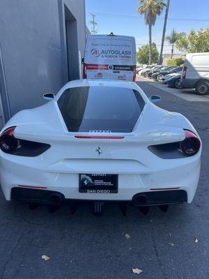 Ferrari windshield replacement San Diego