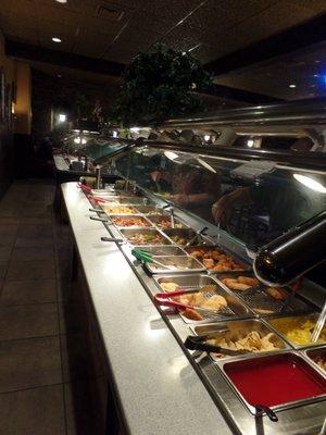 The daily buffet is fantastic.