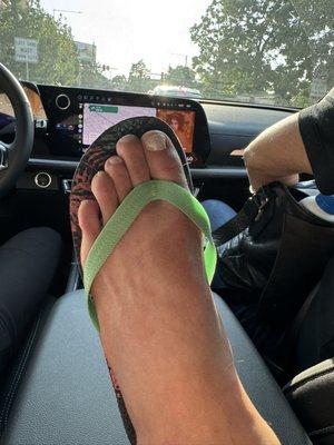 Paulina's pedi.