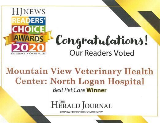 We love our clients. Thank-you for your votes!