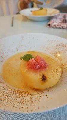 Poached pear