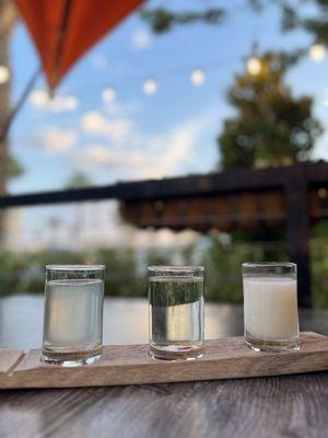 Sake flight