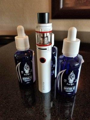 The Vapor Island - Halo menthol e-juice.