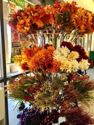 Fall Faux Flowers