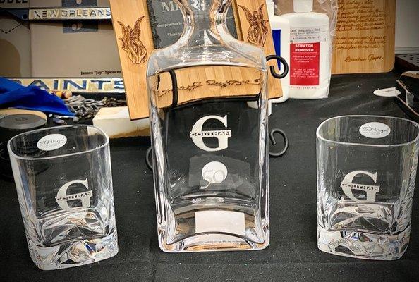 Whiskey Decanter Set