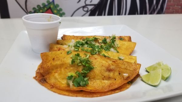 Birria tacos and burritos are delicious