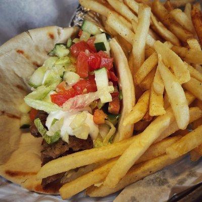 Gyro & fries