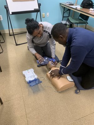 Certified in CPR/ AED per AHA guidelines; Jan 2020