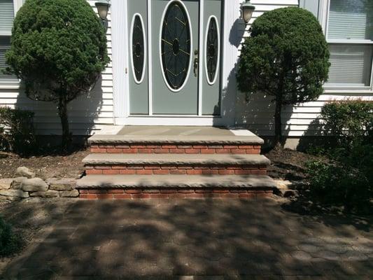 Front Porch done by Two Brothers Landscaping