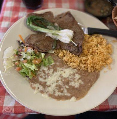 Carne Asada Combination Plate