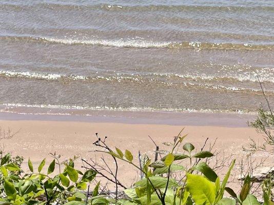 Beaches along the trail