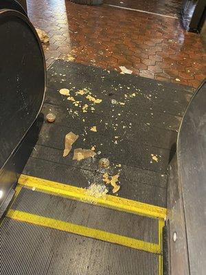 Someone must've been mad at Chipotle. Lol..... , WMATA refuses to clean it up......