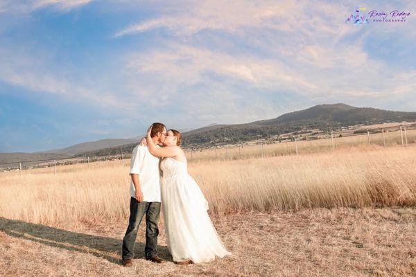 Wedding Day for a stunning couple-Vigilante Rodeo Grounds