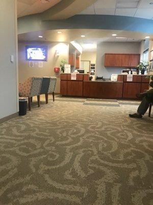 Front desk/waiting area