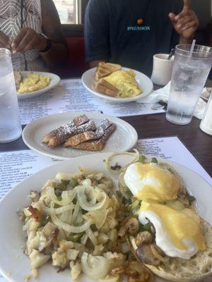 Veggie Benedict w/ French Toast