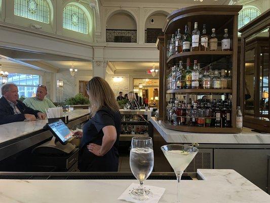 The bar at the main dining room