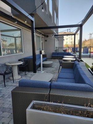 Patio by the pool