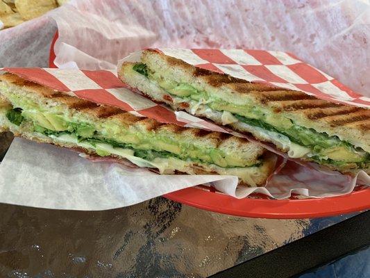 Avocado Grilled Cheese Panini