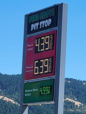 60 cents less than Portland