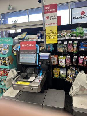 Self checkout...