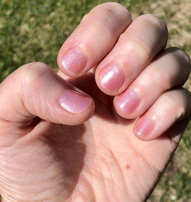 My basic manicure. So happy!