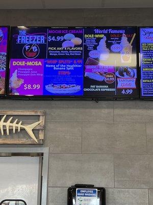 Menu board