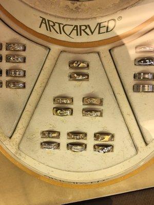 Just some... of the fantastic selection of men's rings