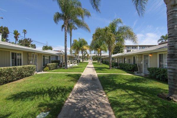 Independent Living courtyard