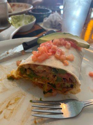 vegetarian burrito