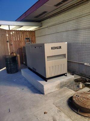 New 40K Stand By Generator installed at Maria's Diner in Groves,Texas.,...........