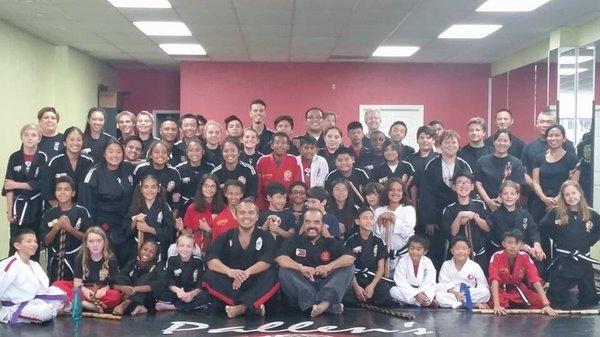 Black Belt Class of 2016 with Sr Grandmaster Max Pallen Sr. and Grandmaster Jordan Pallen