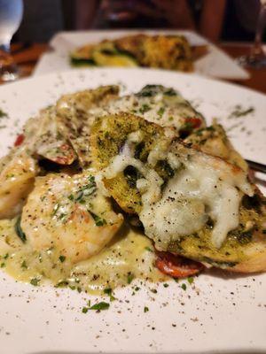 Shrimp florentine