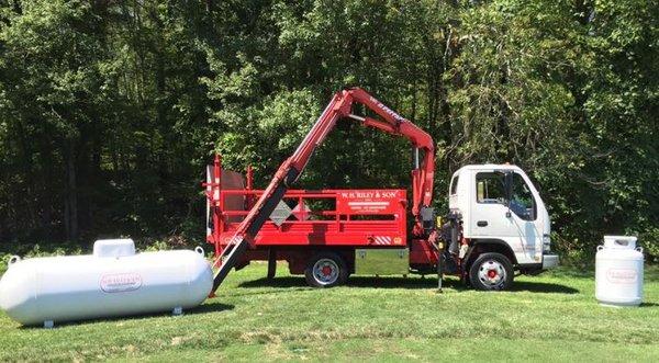 Breaking out the big guns for an underground tank install