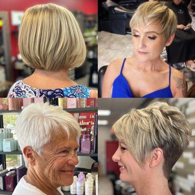 We  love to cut hair !!! French technique is precise, consistent and always custom to your hair texture, bone structure and lifestyle.