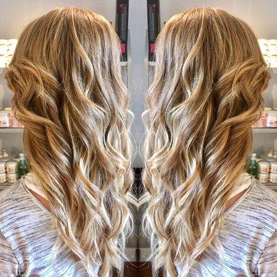 Highlights, balayage, hair painting by Isra