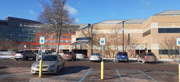 Front view and Cardiology entrance of this Awesome Hospital!