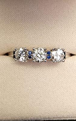 This is the generational ring I had created by Spexton Fine Jewelry.