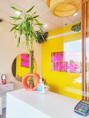 Brazilian Sugar Waxing Reception Area - Left Side