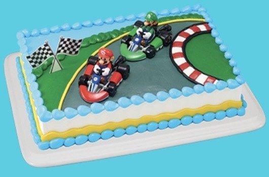 The website depiction of the cake I ordered for my son's birthday cake.