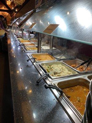 Largest Indian buffet I've ever seen