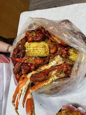 1lb. Snow Crab Legs 1 lb. Crawfish