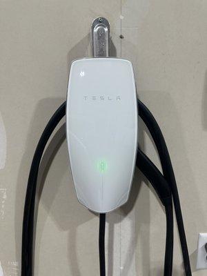 Tesla wall charger installed