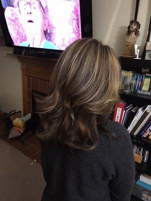 Highlites, cut and blow out by Alyssa!