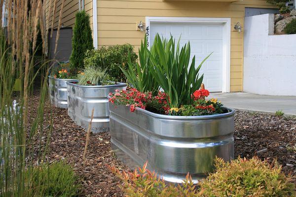 metal planters