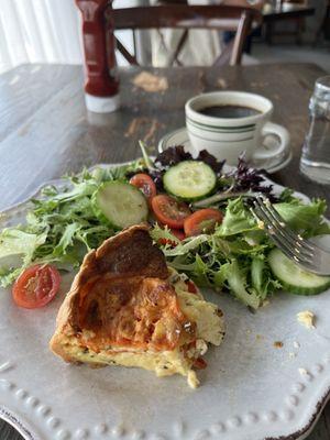 Tomato Basil Quiche