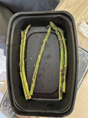 A $6.00 order of asparagus.