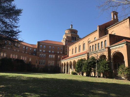 The outside of the Seminary