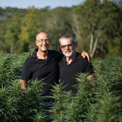 "Meet our team. Aiden and Kyle are two Long Island locals who are bringing our organic CBD products to market."